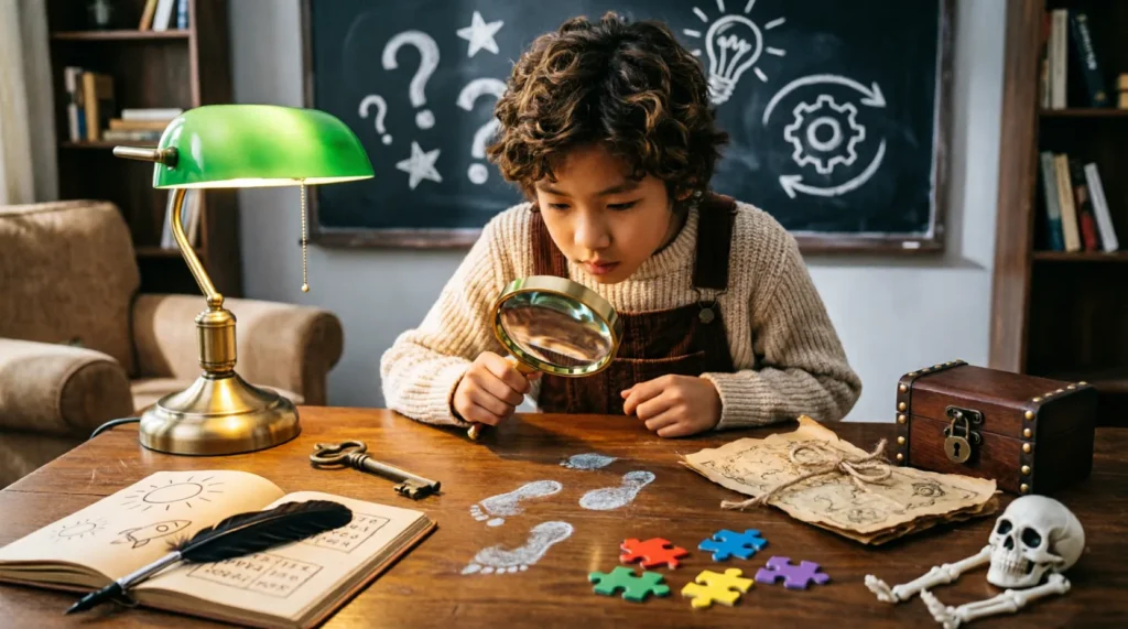 Murder Mystery Riddles for Kids with Answers: Solve the…